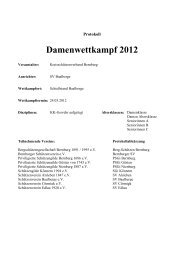 Damenwettkampf 2012 - Kreisschützenverband Bernburg