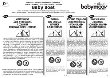 TÃ©lÃ©charger la notice au format pdf (36ko) - Babymoov