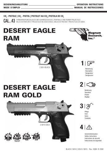 desert eagle ram gold desert eagle ram 2 3 4 1 - Umarex