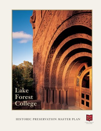 Historic Preservation Master Plan 2008 - Lake Forest College