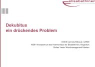 Dekubitus ein drückendes Problem (DGKP Cornelia Miklautz ZWM)