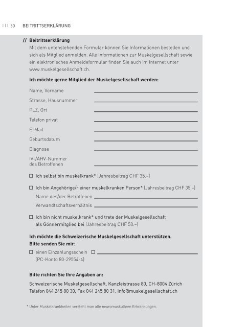 PDF 1.3 MB - Schweizerische Gesellschaft fÃ¼r Muskelkranke (SGMK)