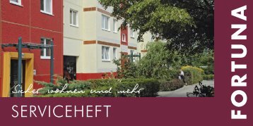 ServiceHeft - FORTUNA Wohnungsunternehmen eG