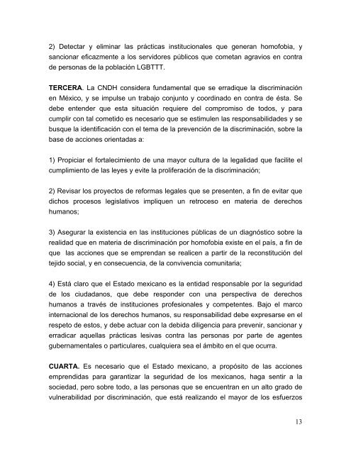 informe especial - ComisiÃ³n Nacional de los Derechos Humanos