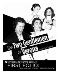 The Two Gentlemen of Verona - The Shakespeare Theatre Company