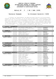 Edital NÂº / GD / DAE / 5 2008 Terceira Chamada do Processo ...