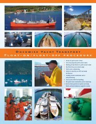 Float on / Float off Procedure - Dockwise Yacht Transport