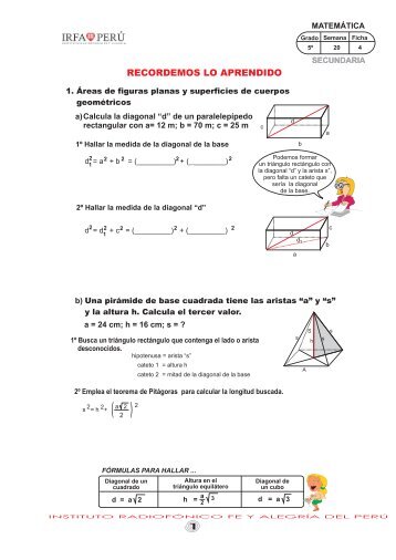 F-4 MATEMATICA - instituto radiofonico irfa