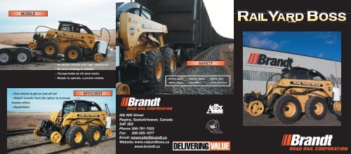 306-791-7533 Fax: 306-525-1077 Email: nmarcotte@brandt.ca ...