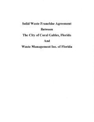 Solid Waste Franchise Agreement.pdf - City of Coral Gables