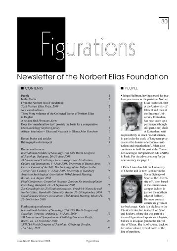 Issue 30 - Norbert Elias Foundation