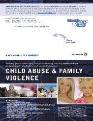 child abuse & family violence - Kinetic Video