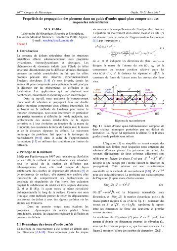 diffusion de phonons par des impuretes - Université Mouloud ...