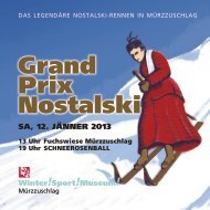 Grand Prix nostalski - Waldheimat Semmering Veitsch