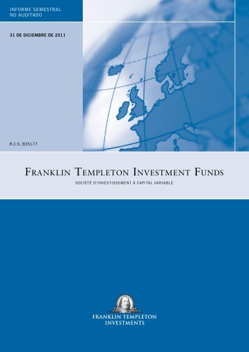 FRANKLIN TEMPLETON INVESTMENT FUNDS - Caja Cantabria