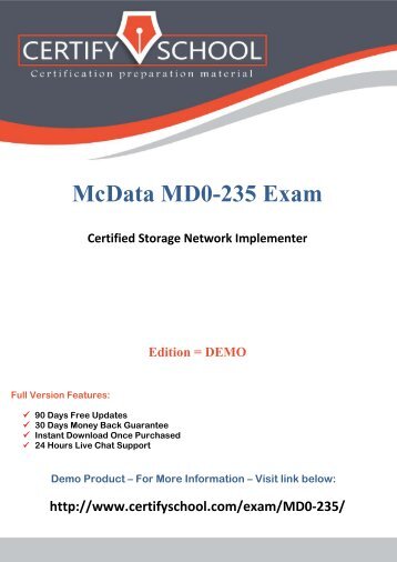 McData MD0-235 Exam