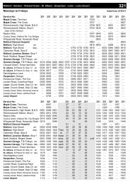 301 bus timetable welwyn garden city to st albans