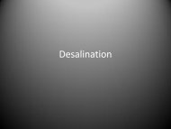 Desalination