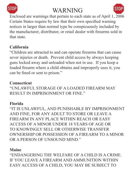 RBL 28 Manual.indd - Connecticut Shotgun