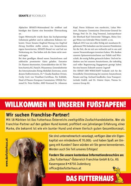 SENATE 2012/4 - Senat der Wirtschaft