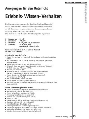 umwelt & bildung