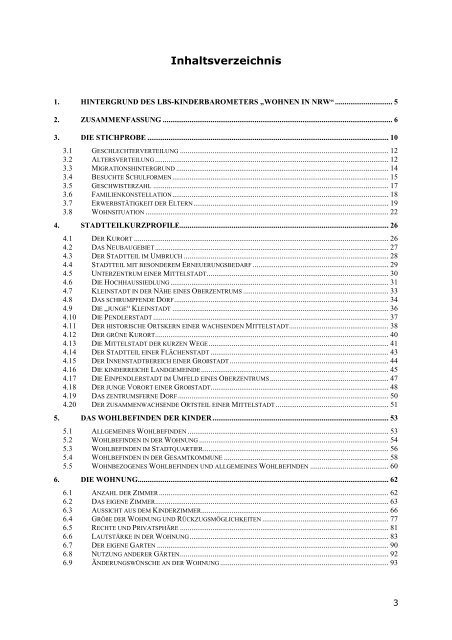 LBS-Kinderbarometer Wohnen in NRW - Prosoz Herten GmbH