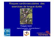Risques cardiovasculaires des exercices de longue durÃ©e