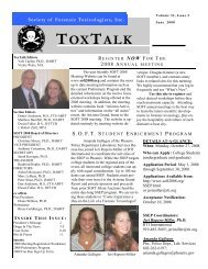 ToxTalk Volume 32-2 - Society of Forensic Toxicologists