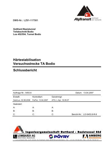 Beobachtungsprotokoll Fenster Nr. 1 - MC Wegmüller Ingenieurbüro