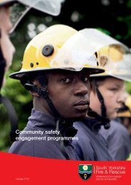Community safety engagement programmes - South Yorkshire Fire ...