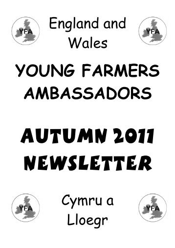 young farmers ambassadors of the united kingdom