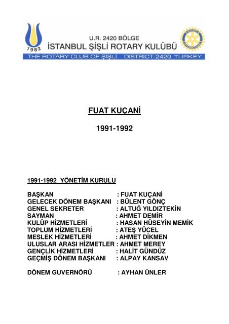 FUAT KUÃANÄ° 1991-1992