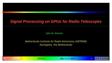 GTC 2012 - GPU Technology Conference