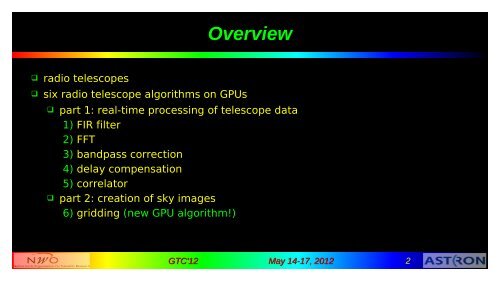 GTC 2012 - GPU Technology Conference