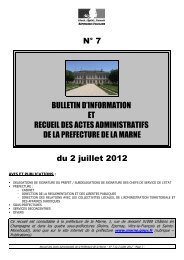 Recueil 7-2012 du 2 juillet - 9,66 Mb - PrÃ©fecture de la Marne