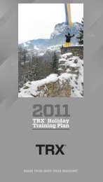 2011 TRX Â® Holiday Training Plan