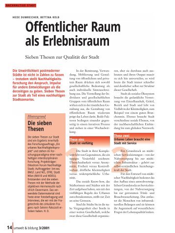 3/2001 - Forum Umweltbildung