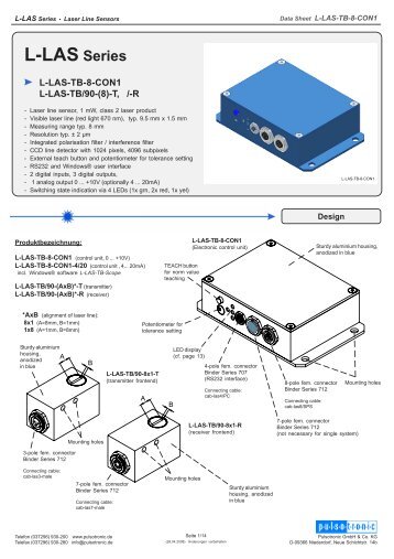 L-LAS Series - Pulsotronic GmbH & Co. KG