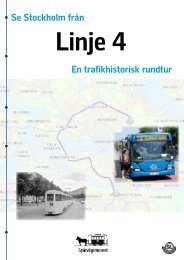 Trafikhistorisk rundtur pÃƒÂ¥ linje 4 - SpÃƒÂ¥rvÃƒÂ¤gsmuseet