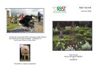 Summer 2009 News letter - RBST Devon - Rare Breeds Survival Trust