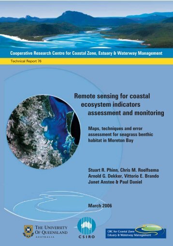 Remote sensing for coastal ecosystem indicators - OzCoasts