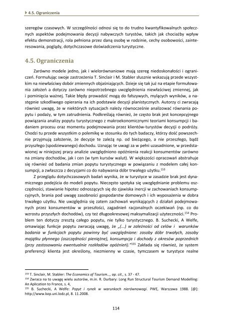 Ekonomiczne uwarunkowania rozwoju usÅug turystycznych w Polsce