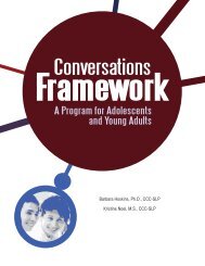 Conversations Framework SAMPLE - Attainment Company