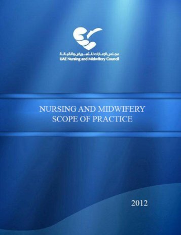 NURSING AND MIDWIFERY SCOPE OF PRACTICE - Federal ...