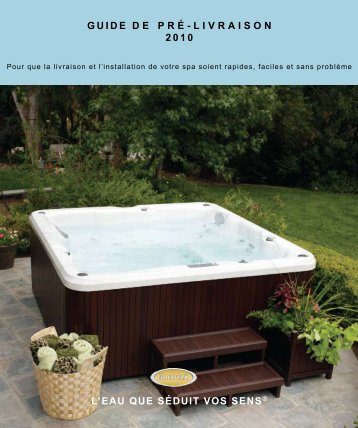 2008 JHT Pre-delivery Guide - Sundance Spas