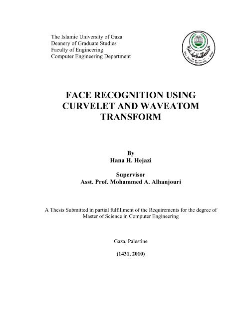 face recognition using curvelet and waveatom transform