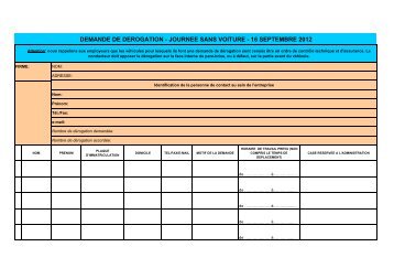 modèle listing excell - entreprises - fr - 2012 - Koekelberg