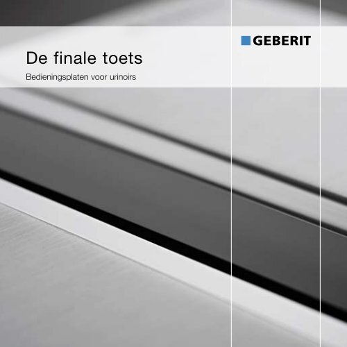 De finale toets - Geberit