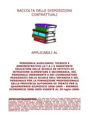 Contratto prov.le personale ATA - Uilscuolatn.it