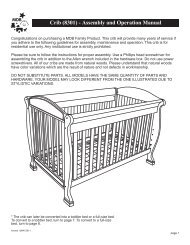 Download instruction manual (pdf) - DaVinci Baby